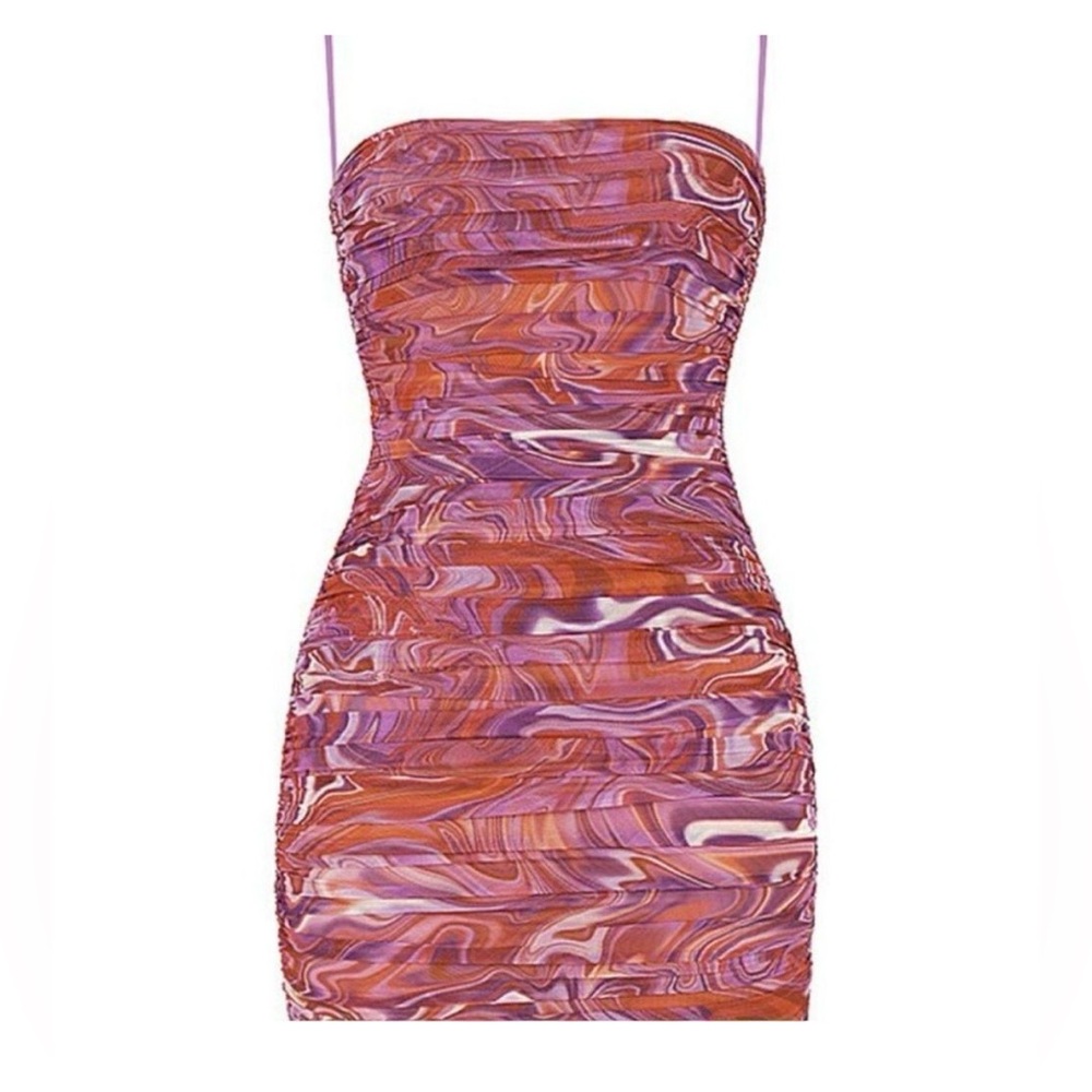 House of CB Purple and Pink Swirl Dress - NWOT - Picture 8 of 8